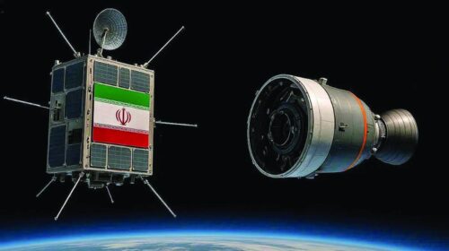 قدردانی از پیشرفت‌های فضایی و ارسال ماهواره مخابراتی ناهید ۲