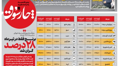 برنج فقط در تیرماه 28 درصد گران شد