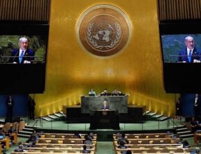 خروج نمایندگان کشورهای جهان در اعتراض به حضور نتانیاهو