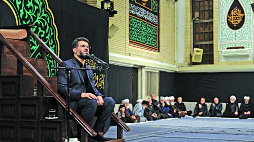 مراسم عزاداری شب شهادت حضرت فاطمهالـزهرا (س) در حسینیه امام خمینی (ره)