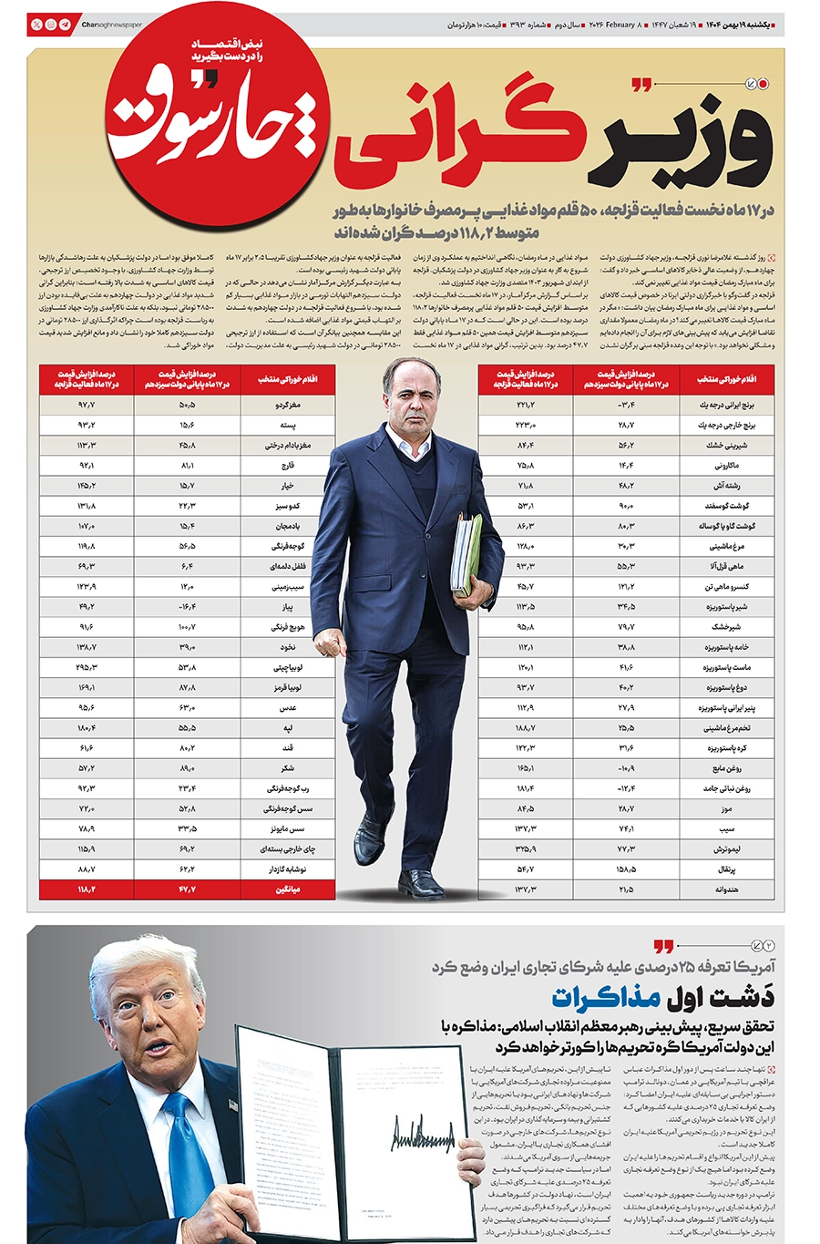 شماره ۳۹۳- یکشنبه ۱۹ بهمن