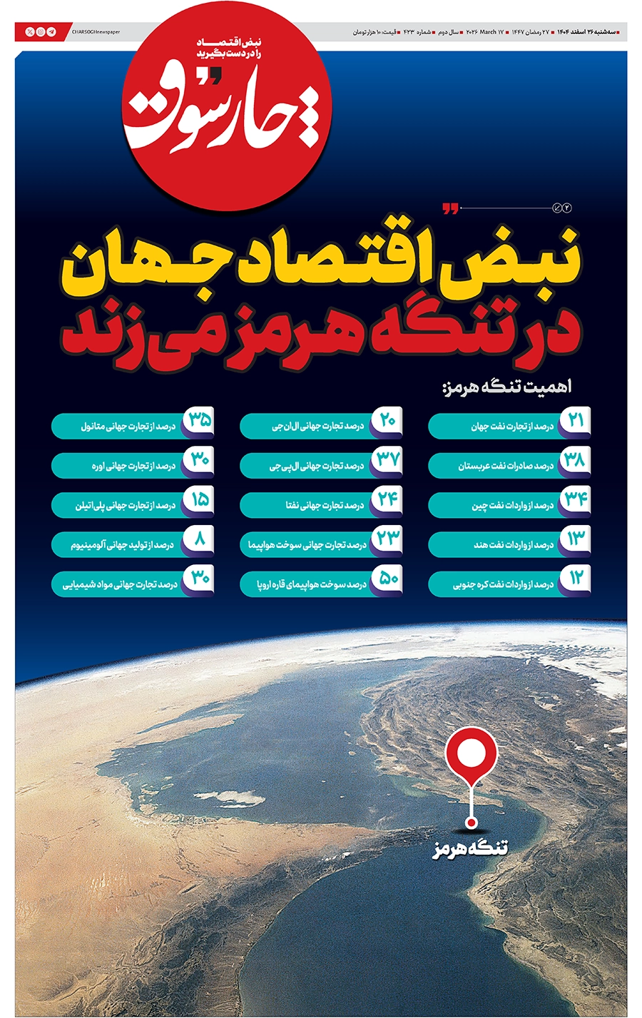 شماره ۴۲۳- صفحه ۱