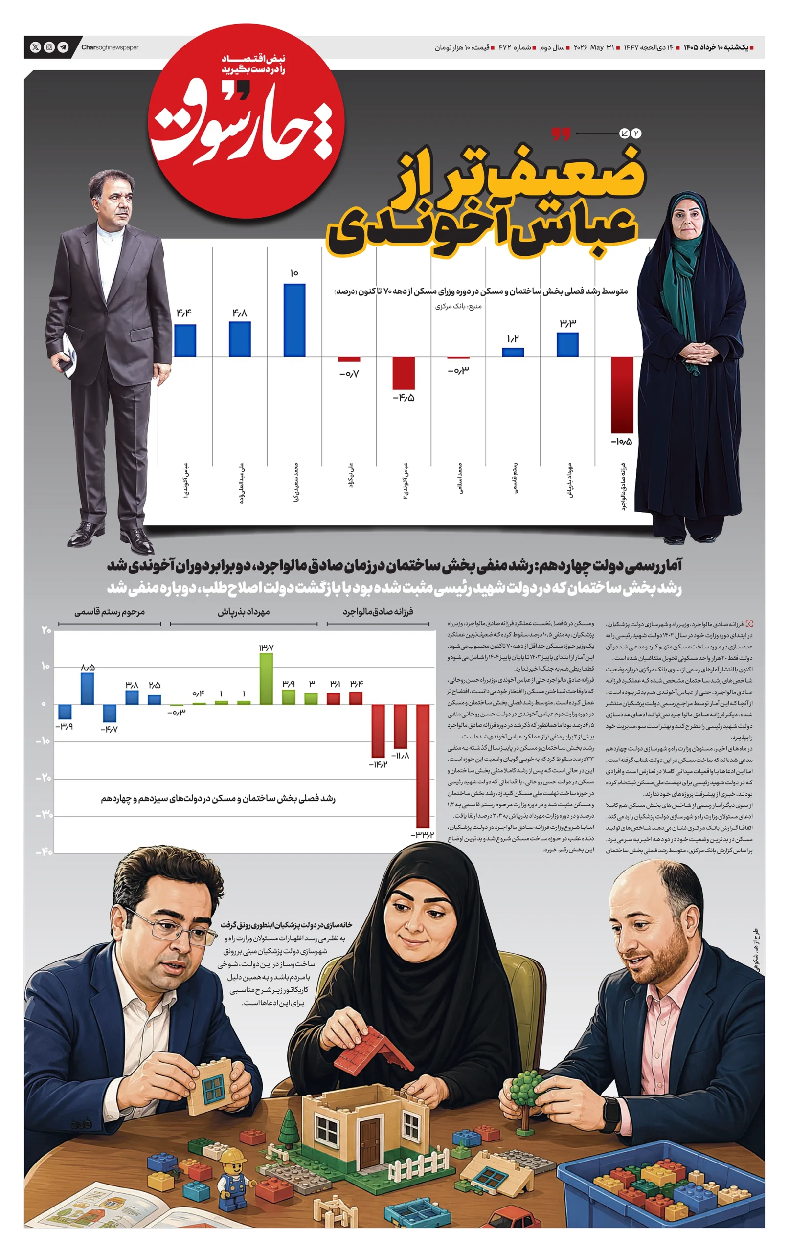 شماره 472- یکشنبه 10 خرداد 1405
