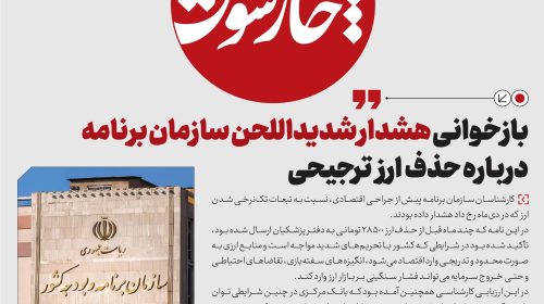 بازخوانی هشدار شدیداللحن سازمان برنامه درباره حذف ارز ترجیحی