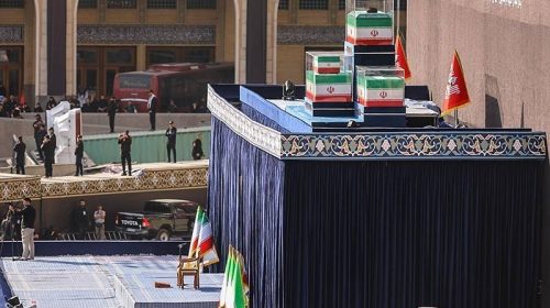 مراسم وداع با «آقای شهید ایران»