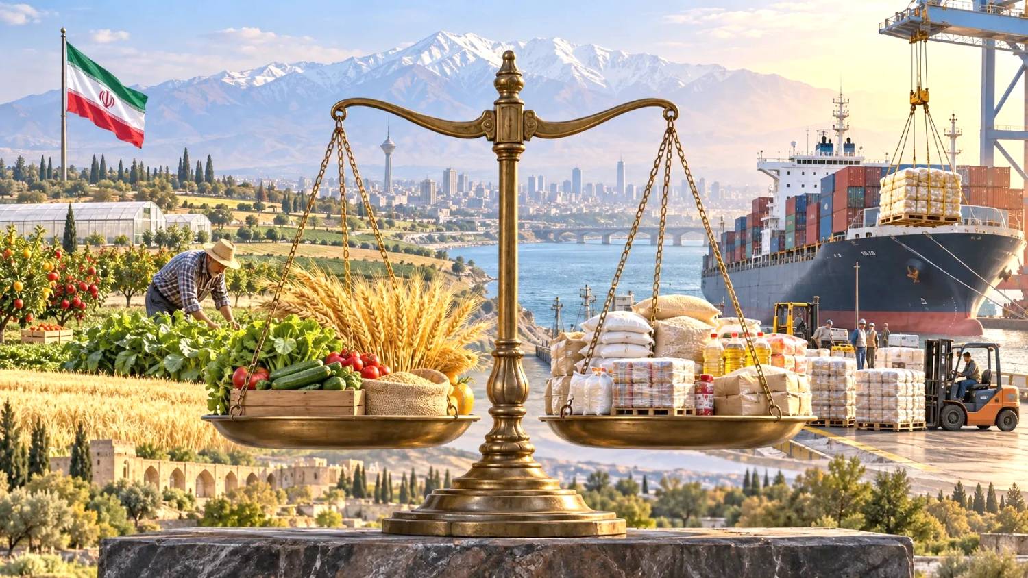 امنیت غذایی در گرو تعادل میان تولید داخلی و واردات